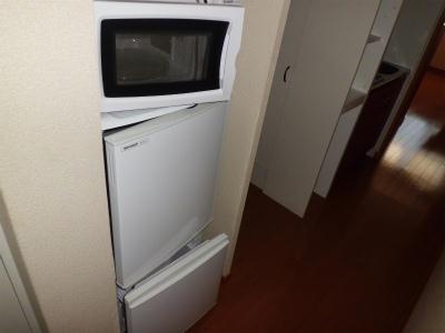 その他　冷蔵庫と電子レンジ。