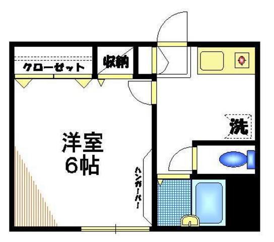 世田谷区玉堤のマンションの間取り