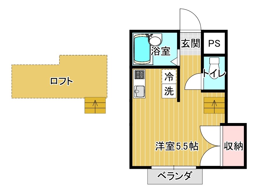 ハイツプランタンの間取り