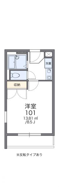 レオパレスサニーヒルの間取り