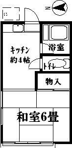 第二泉ハイツの間取り