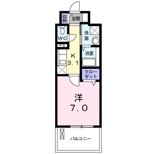 ユニゾンスクエアの間取り