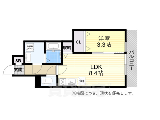 神戸市垂水区泉が丘のアパートの間取り