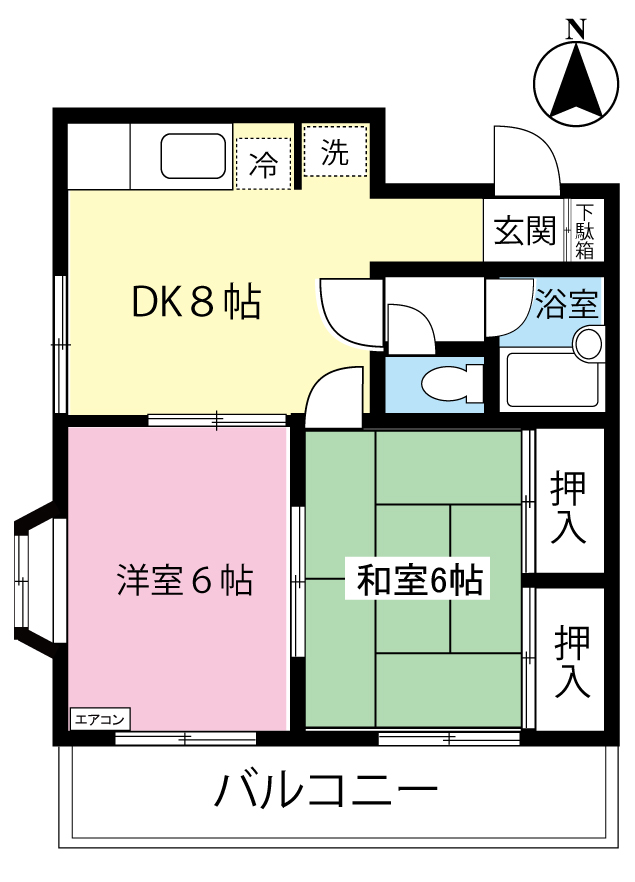 ガーデン平尾PAT1の間取り