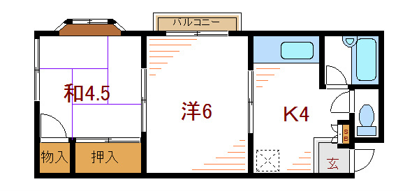 メゾンテルピアIIの間取り