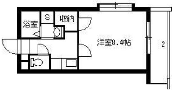 鹿児島市宇宿のマンションの間取り