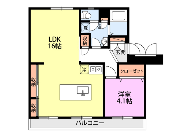 高志レジデンスの間取り