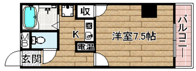 高槻市城西町のマンションの間取り