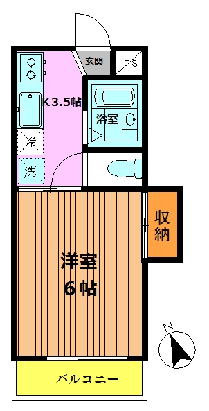 【パームツリースクエアの間取り】