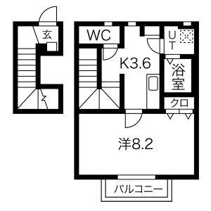 Maison de Espoir末広の間取り