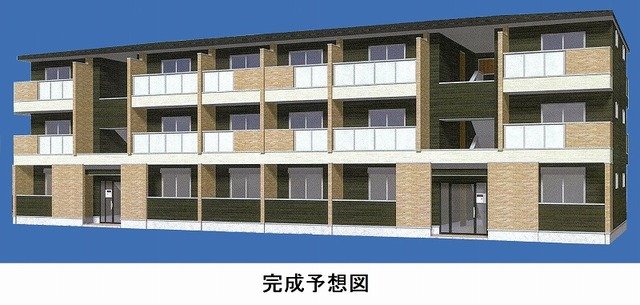 小田原市南鴨宮のアパートの建物外観