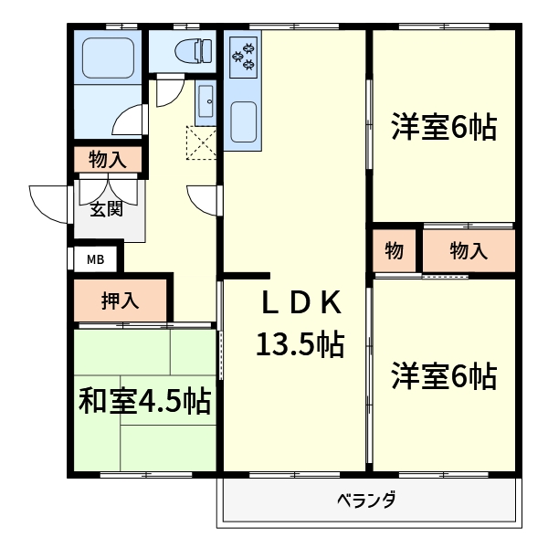 若山台第一住宅23号棟_間取り_0