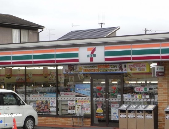 コンビニ　セブンイレブン　掛川上屋敷店（コンビニ）まで600m