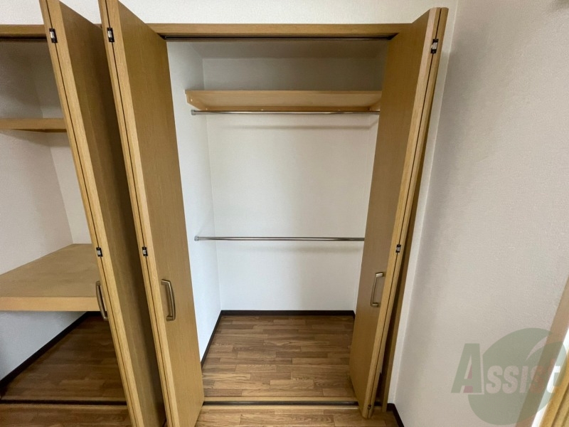 収納　収納を開けてみました！たくさん入りそうですね～