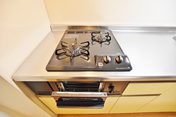 キッチン　★2口コンログリル付き★