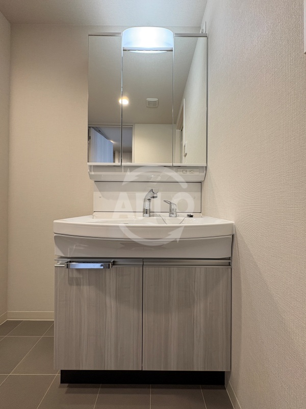 洗面設備　プレサンス天王寺ヴィヴァン　独立洗面台