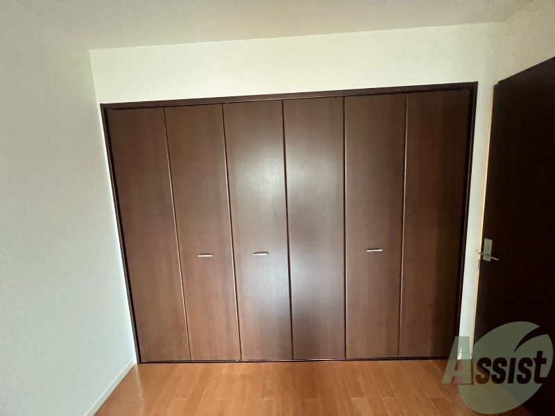 収納　クローゼットがあるのでしっかり収納ができます