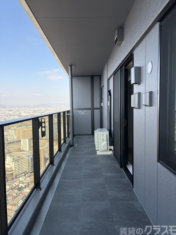 バルコニー　お洗濯物も良く乾きそう♪