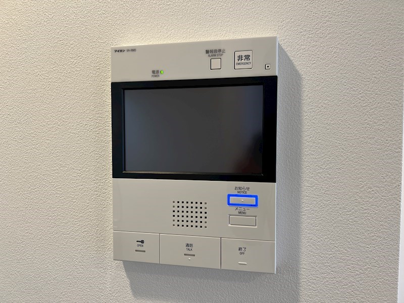 その他設備　女性の方でも安心のモニター付きインターホン♪