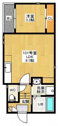 Grandtic 東高須の間取り写真