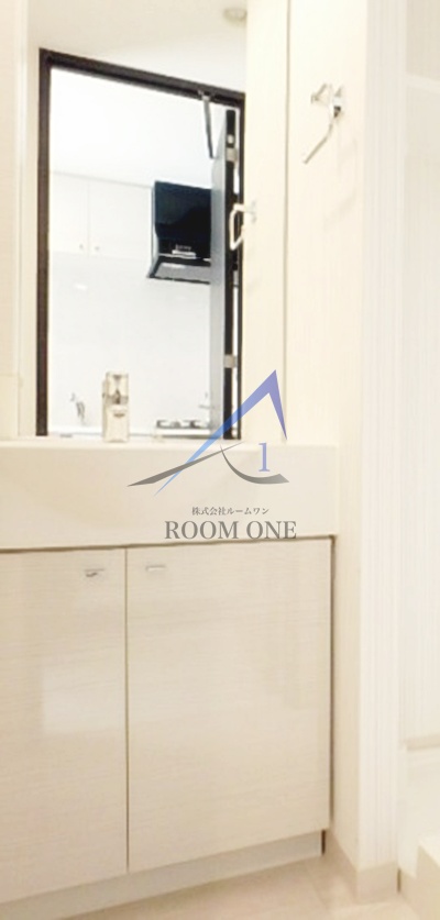 洗面設備　洗面台です。