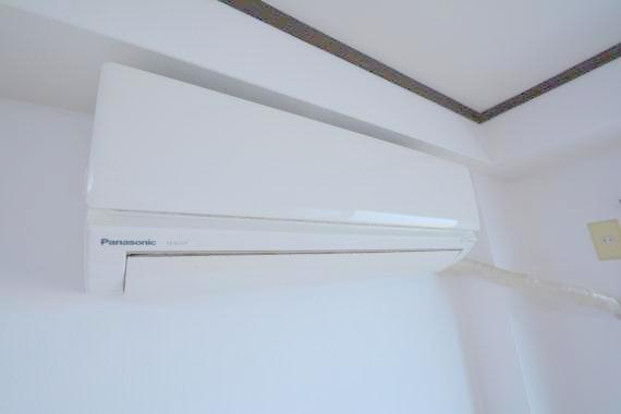 その他設備　エアコンがはじめからついているのはお得ですね。