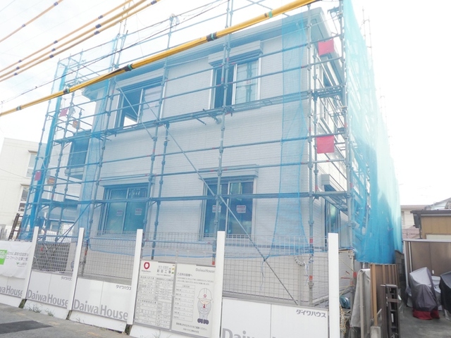 建物外観　もうすぐ外観完成です！