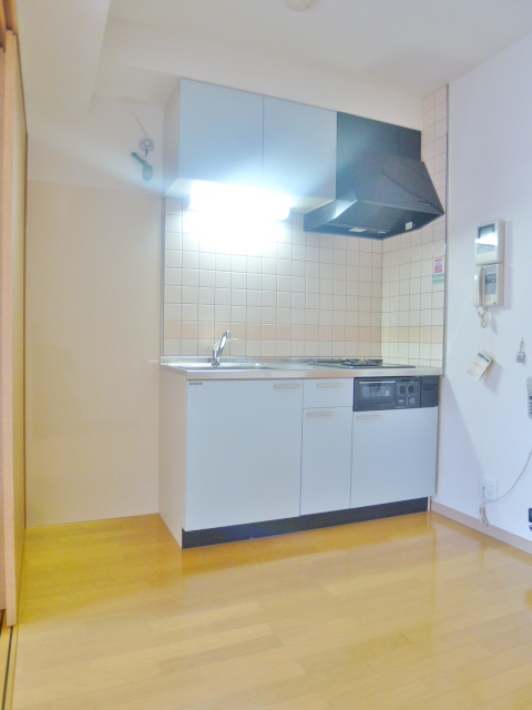 キッチン　206号室の写真です。
