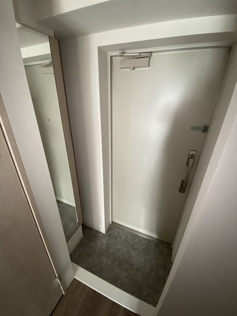玄関　姿見付きシューズＢＯＸ