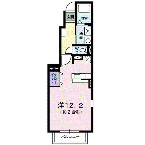 ＪＲ筑肥線 唐津駅 徒歩13分 2階建 築15年の間取り写真