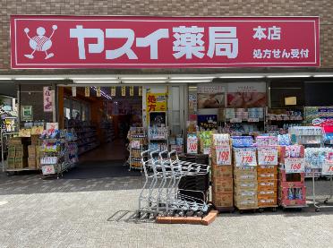 ドラックストア　ヘルシーランドヤスイ薬局調剤室（ドラッグストア）まで268m