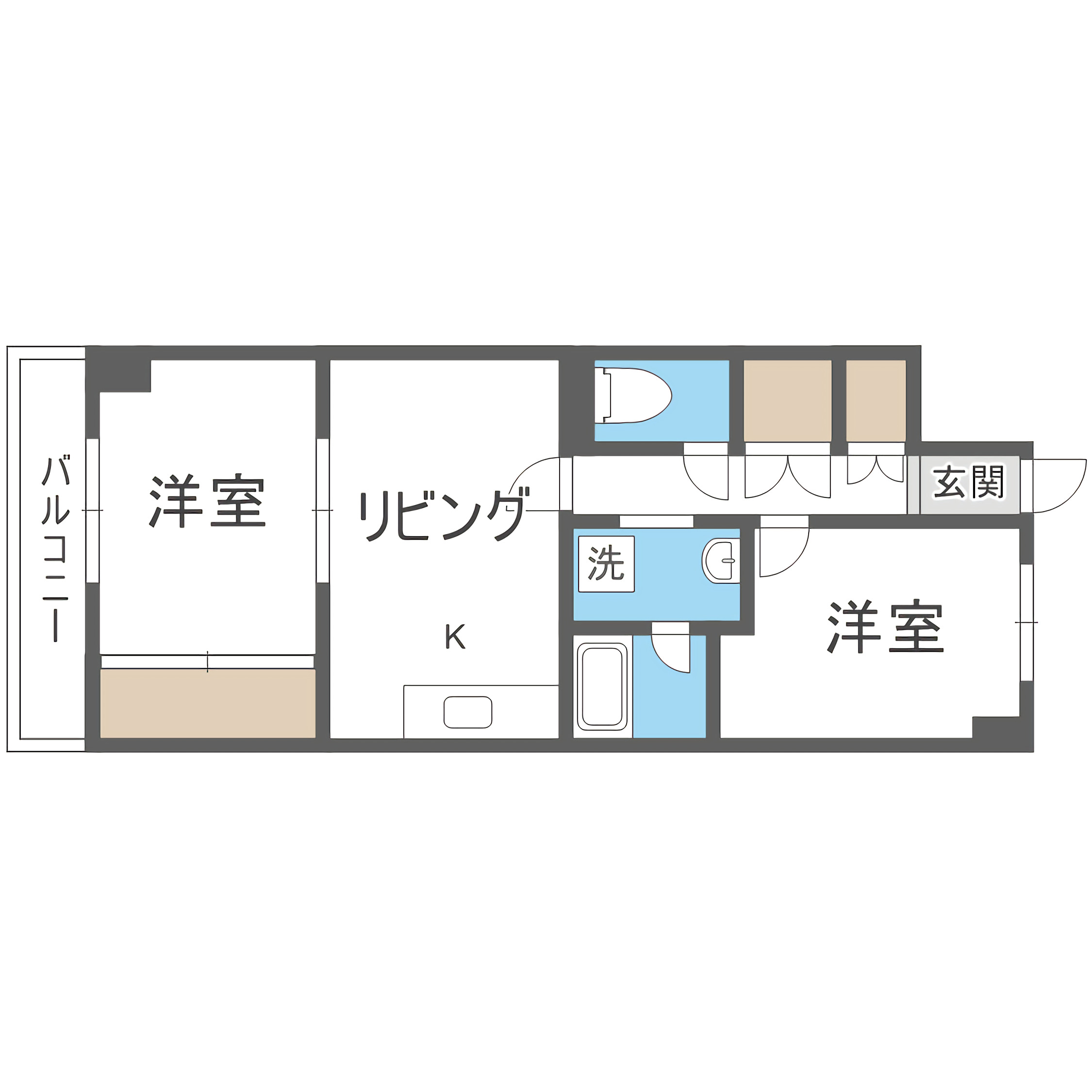 メゾン大地の間取り写真
