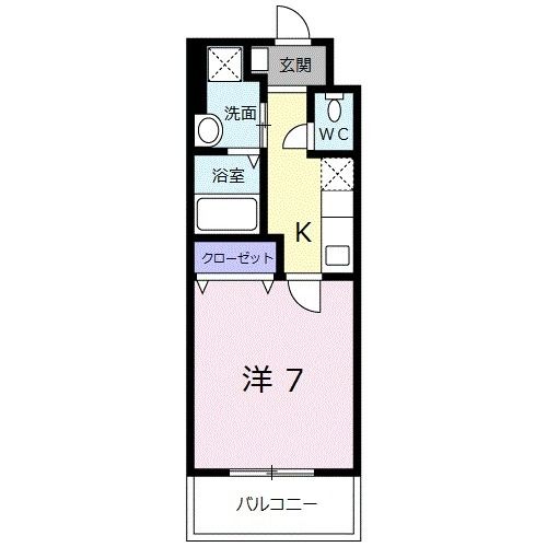 東京メトロ日比谷線 入谷駅 徒歩2分 10階建 築20年の間取り写真