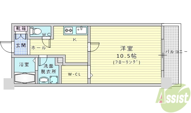 TMK江坂の間取り写真