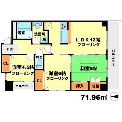 アルテ江坂の間取り写真