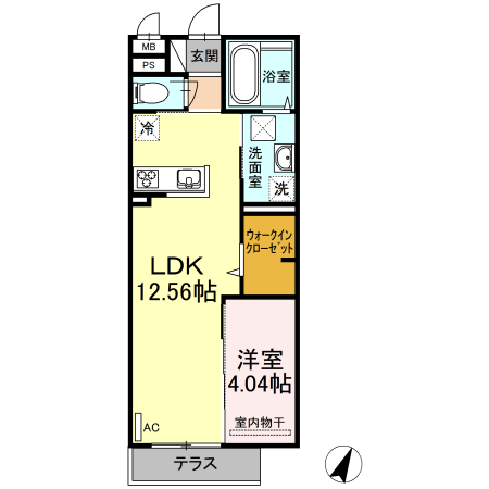 D-room下松の間取り