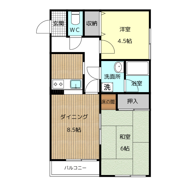 イコアスの間取り