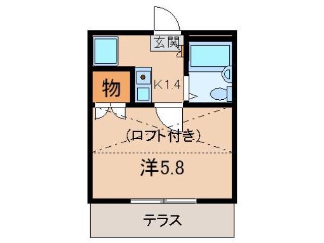 東松江第３マンションの間取り