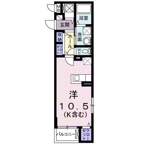 ジオクラース武蔵小金井の間取り