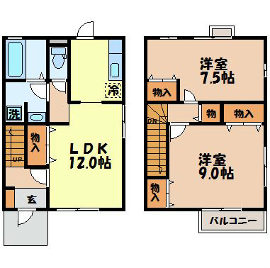 フォレ照葉の間取り