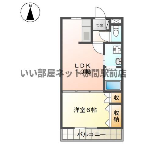 東郷ハイツの間取り