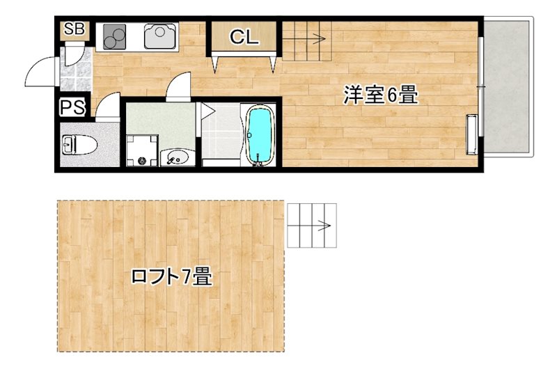 アイディアル老松の間取り