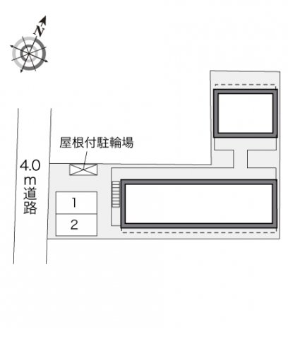 【北九州市小倉北区萩崎町のアパートの駐車場】