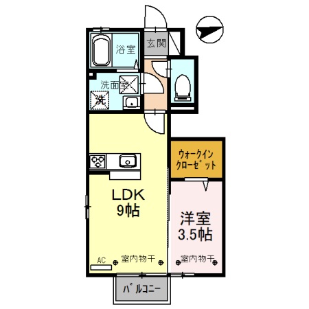 クレール山室_間取り_0