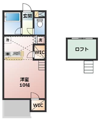 セザンヌ松井の間取り