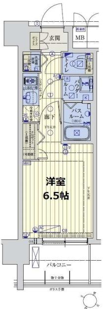 スワンズシティ大阪城北詰の間取り