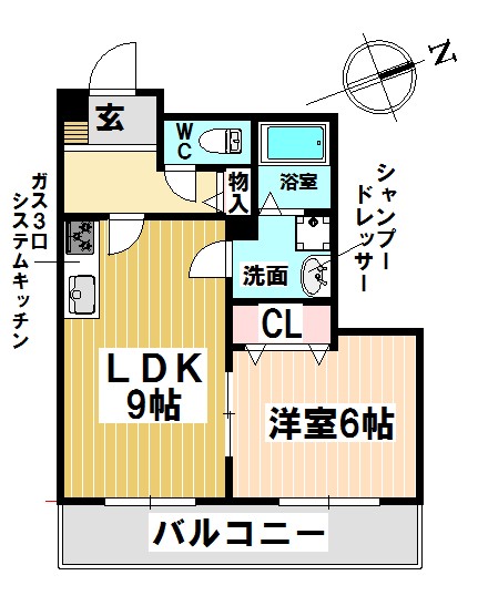 クレアール吹上の間取り