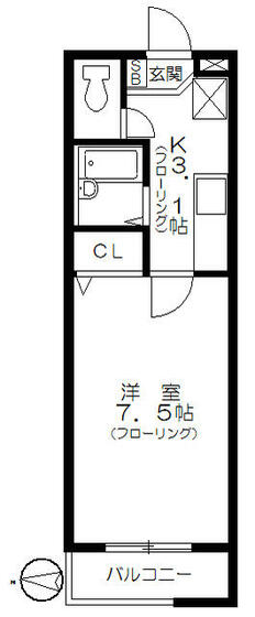 Ｃｈｒｙｓａｎｔｈ（クリサンス）の間取り