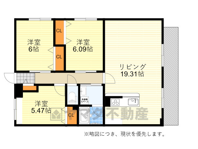 （仮称）箕面市新稲7丁目M計画の間取り