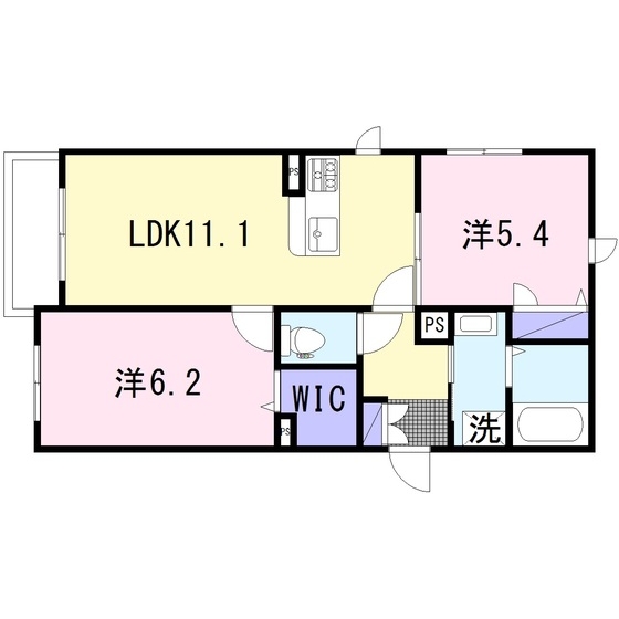 ｓｏｌｅｉｌ　ｌｅｖａｎｔの間取り